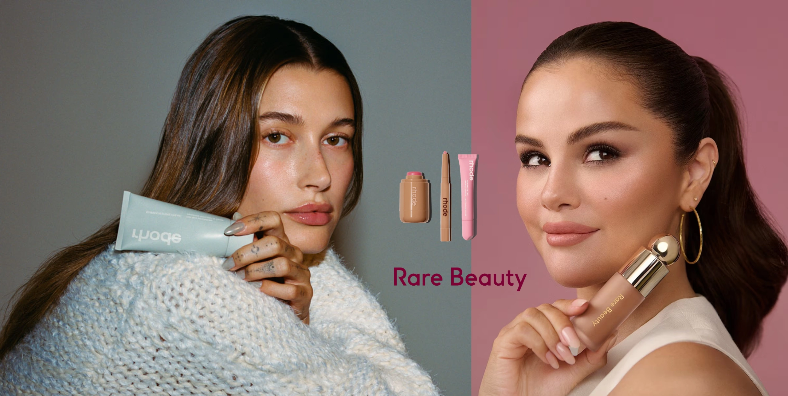 Rare Beauty và Rhode Skin by Hailey Bieber - Ai mới là "trùm" xu hướng?